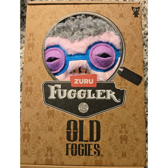 Zuru Other - Zuru Fuggler Old Fogies Gabby Gibbler Pink Plush Monster with Glasses New